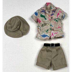 VTG 1996 MATTEL Barbie Paleontologist REPLACEMENT OUTFIT Missing Button 17240